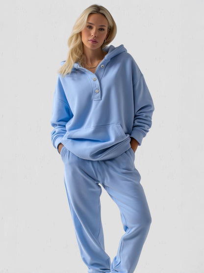 Oversized Snap-Fit Hoodie